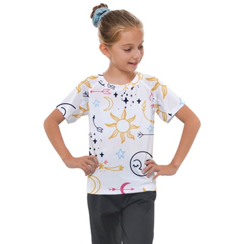 Pattern Mystic Kids  Mesh Piece Tee by alllovelyideas