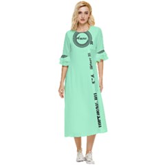 Amour Double Cuff Midi Dress by WELCOMEshop