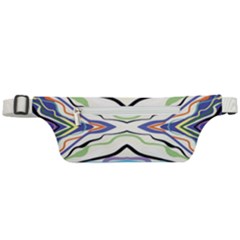 Bohemian Colorful Pattern B Active Waist Bag by gloriasanchez