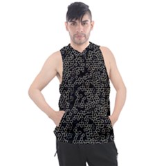 Neon Geometric Pattern Design Men s Sleeveless Hoodie by dflcprintsclothing