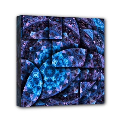 Dismembered Mandala Mini Canvas 6  X 6  (stretched) by MRNStudios