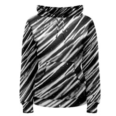 Galaxy Motion Black And White Print Women s Pullover Hoodie by dflcprintsclothing