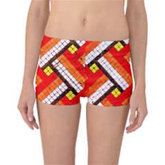 Pop Art Mosaic Boyleg Bikini Bottoms by essentialimage365