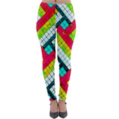 Pop Art Mosaic Lightweight Velour Leggings by essentialimage365