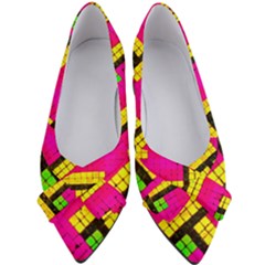 Pop Art Mosaic Women s Bow Heels by essentialimage365