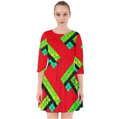 Pop Art Mosaic Smock Dress by essentialimage365