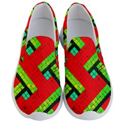 Pop Art Mosaic Men s Lightweight Slip Ons by essentialimage365