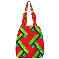 Pop Art Mosaic Center Zip Backpack by essentialimage365