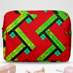 Pop Art Mosaic Make Up Pouch (large) by essentialimage365