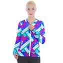 Pop Art Mosaic Casual Zip Up Jacket View1