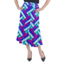 Pop Art Mosaic Midi Mermaid Skirt View1