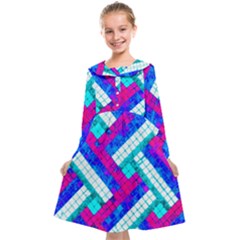 Pop Art Mosaic Kids  Midi Sailor Dress by essentialimage365