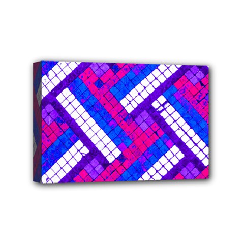 Pop Art Mosaic Mini Canvas 6  X 4  (stretched) by essentialimage365