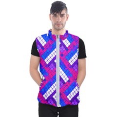 Pop Art Mosaic Men s Puffer Vest by essentialimage365