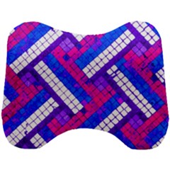 Pop Art Mosaic Head Support Cushion by essentialimage365