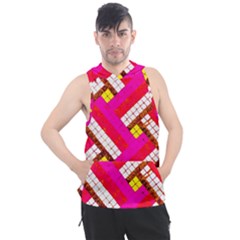 Pop Art Mosaic Men s Sleeveless Hoodie by essentialimage365