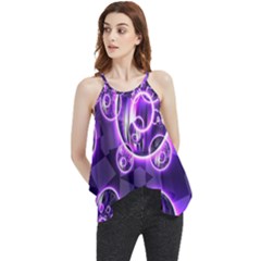 Fractal Illusion Flowy Camisole Tank Top by Sparkle