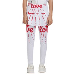 All You Need Is Love Kids  Skirted Pants by DinzDas