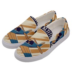 Airplane - I Need Altitude Adjustement Men s Canvas Slip Ons by DinzDas