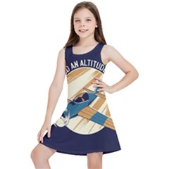 Airplane - I Need Altitude Adjustement Kids  Lightweight Sleeveless Dress by DinzDas