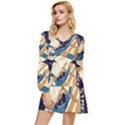 Airplane - I Need Altitude Adjustement Tiered Long Sleeve Mini Dress View1