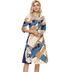 Airplane - I Need Altitude Adjustement Classy Knee Length Dress by DinzDas