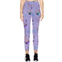 Japanese Ramen Sushi Noodles Rice Bowl Food Pattern Pocket Leggings  View1
