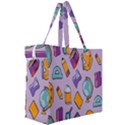 Back To School And Schools Out Kids Pattern Canvas Travel Bag View3