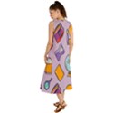 Back To School And Schools Out Kids Pattern Summer Maxi Dress View2