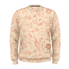 Thanksgiving Flowers And Gifts Pattern Men s Sweatshirt by DinzDas