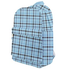 Sky Blue Tartan Plaid Pattern, With Black Lines Classic Backpack by Casemiro