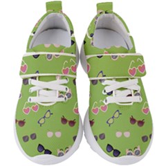 Sunglasses Funny Kids  Velcro Strap Shoes by SychEva