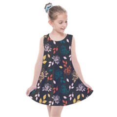 Rose Floral Kids  Summer Dress by tmsartbazaar