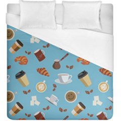Coffee Time Duvet Cover (king Size) by SychEva