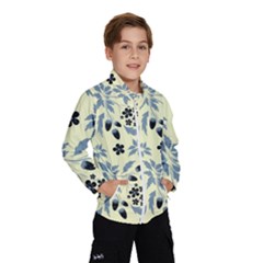 Folk Flowers Art Pattern Floral  Surface Design  Seamless Pattern Kids  Windbreaker by Eskimos