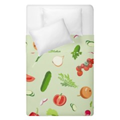 Seamless Pattern With Vegetables  Delicious Vegetables Duvet Cover Double Side (single Size) by SychEva