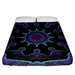 Framed Mandala Fitted Sheet (king Size) by MRNStudios