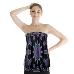 Framed Mandala Strapless Top by MRNStudios