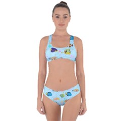 Underwater World Criss Cross Bikini Set by SychEva