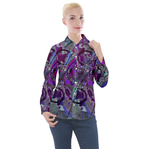 Ignatius Women s Long Sleeve Pocket Shirt by MRNStudios