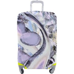 Landslide Baby Blue Luggage Cover (large) by MRNStudios