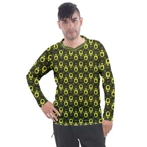 Avocados Men s Pique Long Sleeve Tee by Sparkle