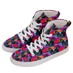 Doggy Women s Hi-top Skate Sneakers by Sparkle