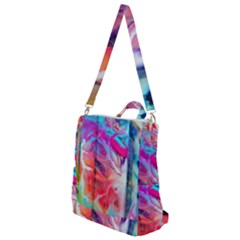 Fluorescent Crossbody Backpack by kaleidomarblingart