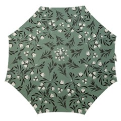 Folk Flowers Pattern Straight Umbrellas by Eskimos