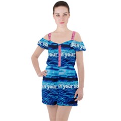 Img 20201226 184753 760 Photo 1607517624237 Ruffle Cut Out Chiffon Playsuit by Basab896