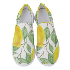 Vintage Lemons Women s Slip On Sneakers by SomethingForEveryone