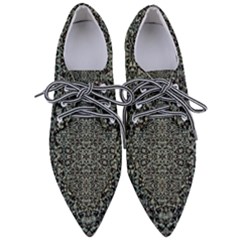 Initricate Ornate Abstract Print Pointed Oxford Shoes by dflcprintsclothing