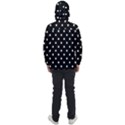 1950 Black White Dots Men s Front Pocket Pullover Windbreaker View2