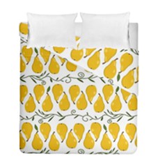 Juicy Yellow Pear Duvet Cover Double Side (full/ Double Size) by SychEva